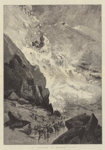 An Avalanche in Northern Italy